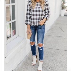 The porch high rise jeans